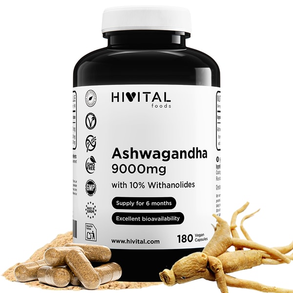 HIVITAL Ashwagandha 9000 mg Rese&ntilde;a