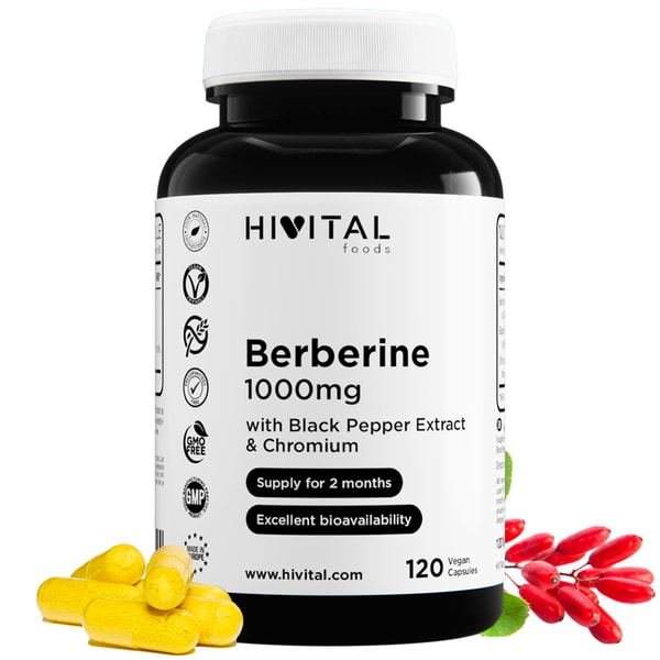 HIVITAL Berberina 1000 mg Rese&ntilde;a