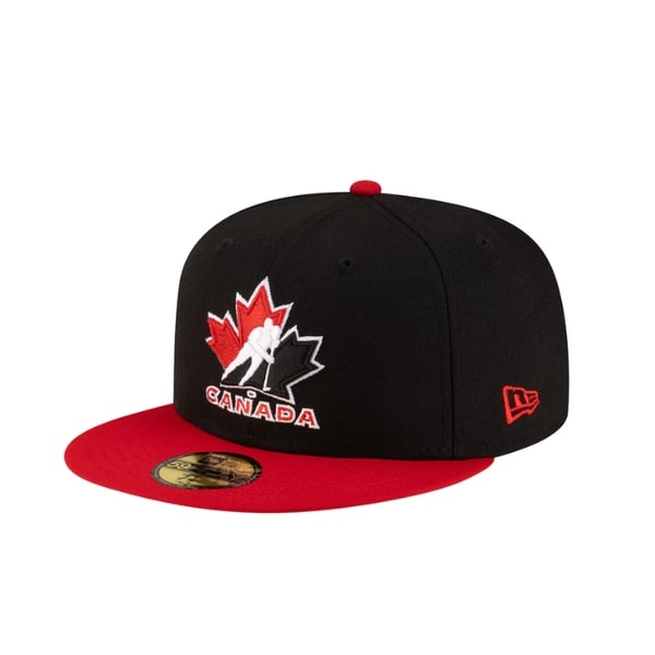 Men's New Era Black/Red Hockey Canada 2-Tone 59FIFTY Fitted Hat Reviews