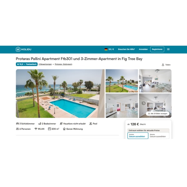 Holidu Protaras Pallini Apartment Bewertung