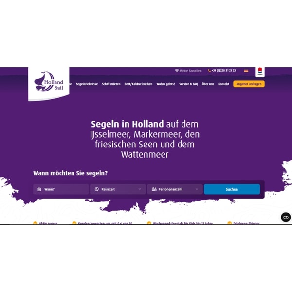 Holland Sail Segeltouren Bewertung