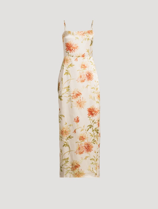 Holt Renfrew Frankie Silk Maxi Dress Review