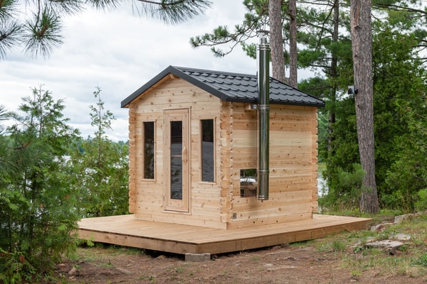 Homage Row LeisureCraft CT Georgian Cabin Wood Burning Sauna Review
