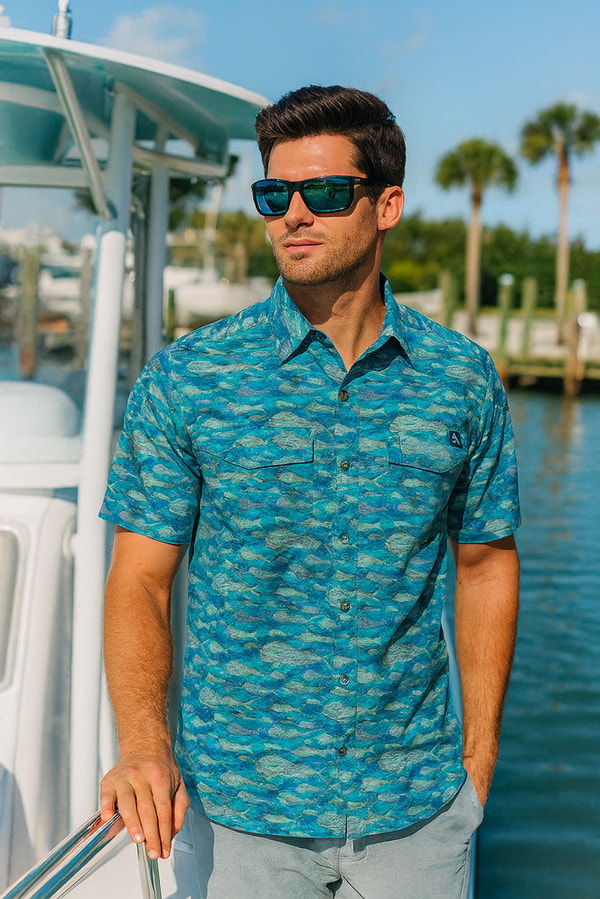 Hook & Tackle Men's Mahi Mesh UV Vented Fishing Shirt Review