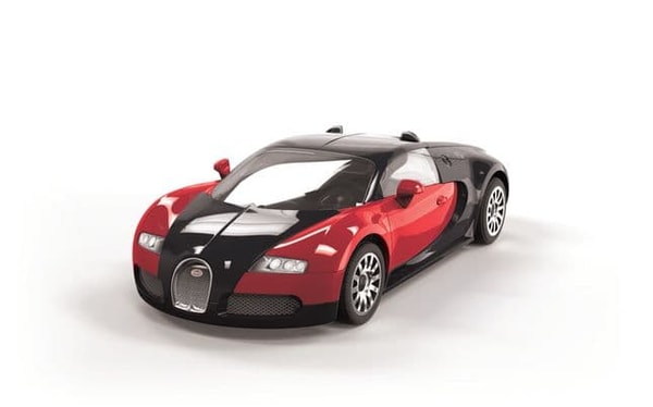 Hornby Hobbies QUICKBUILD Bugatti 16.4 Veyron black/red Review