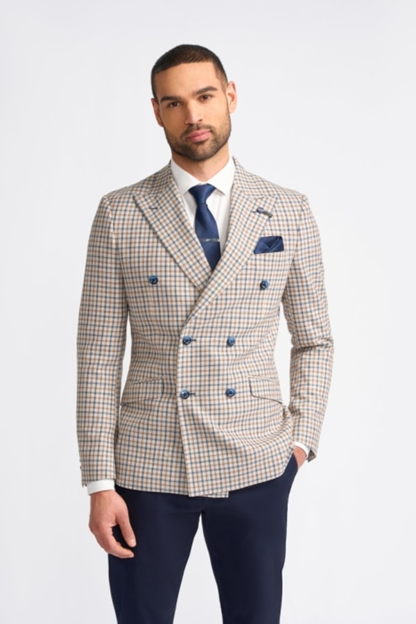 House of Cavani Sergio Blazer With Navy Chinos Suit Review