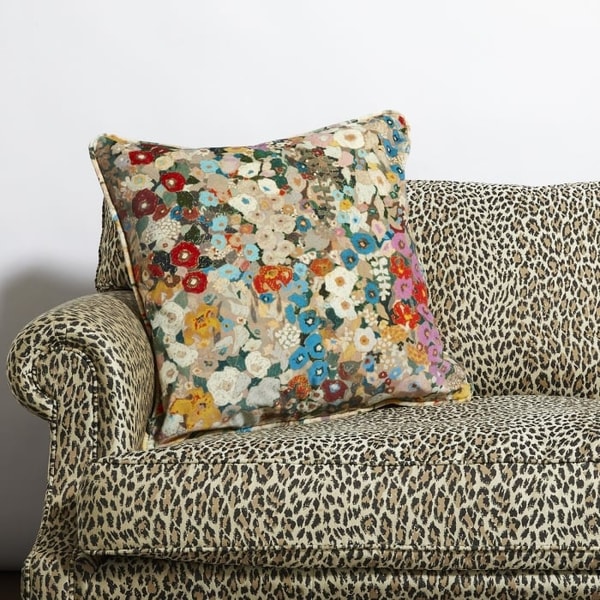 House of Hackney Hollyhocks Large Velvet Cushion Autumn Reviews
