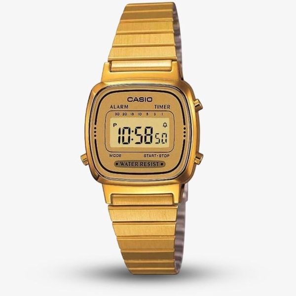 House of Watches Casio Ladies Vintage Retro Gold Tone Digital Watch LA670WEGA-9EF Review