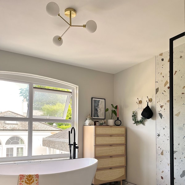 houseof. Brass 3 Light Flush Ceiling Light Review
