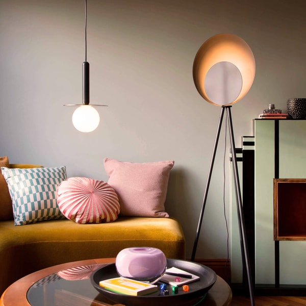 houseof. Charcoal Grey Diffuser Floor Lamp Review