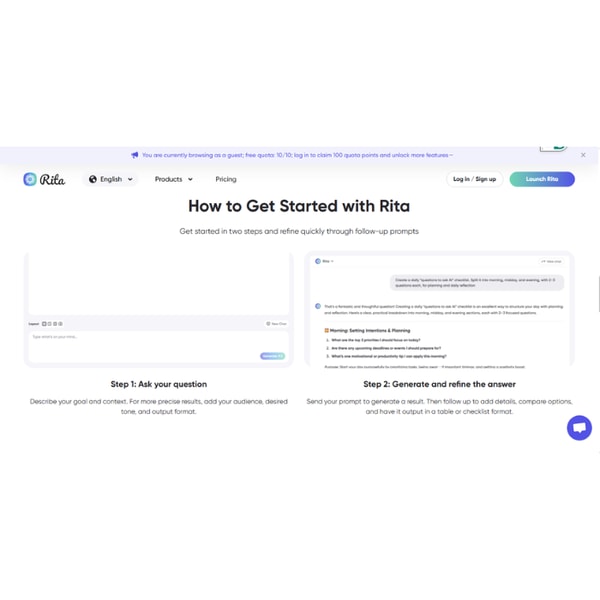 How Rita.ai Operates