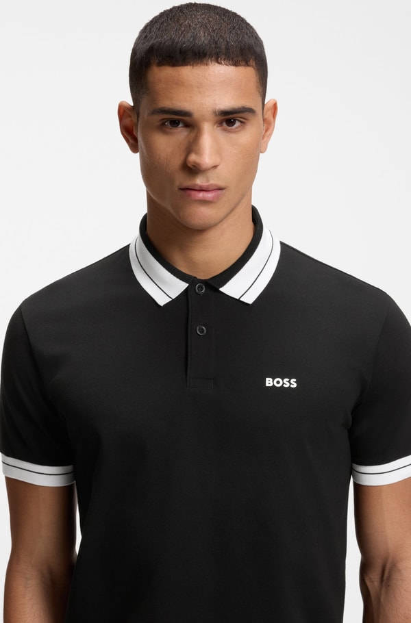 HUGO BOSS Stripe-trim Polo Shirt Review