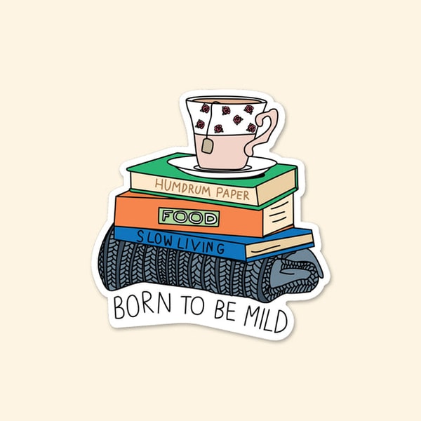 Humdrum Paper Born to Be Mild Sticker Review