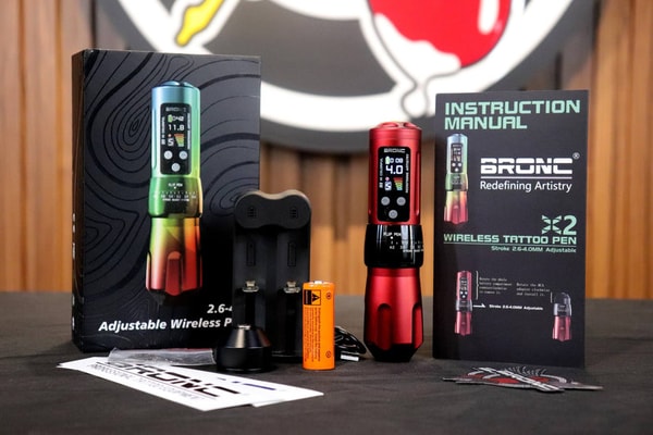 Hummingbird Tattoo Supply Bronc X2 Wireless Pen Review