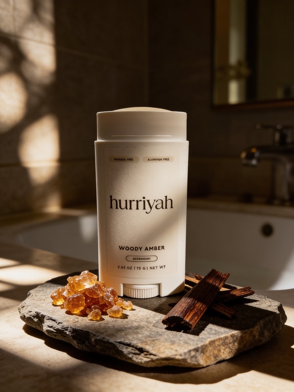 Hurriyah Natural Deodorant - Woody Amber Review