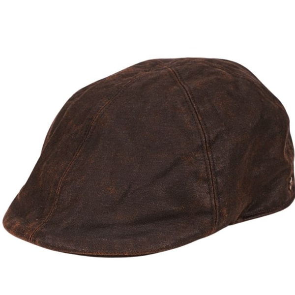 Hut Styler Gatsby Schieberm&uuml;tze Lakota Waxed Cotton Braun Bewertung