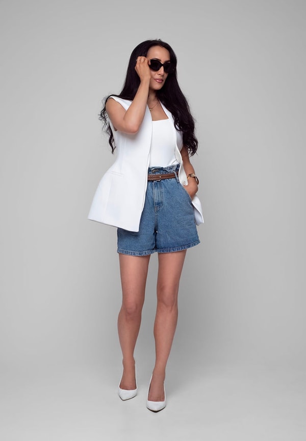 I AM DENIM Super High Waist Elasticated Shorts Review