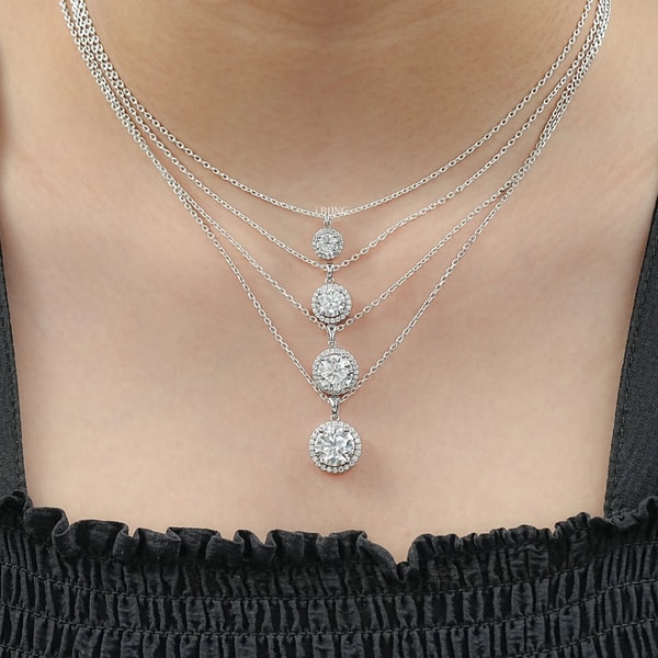 Ibling Jewels Round Moissanite Halo Pendant Review