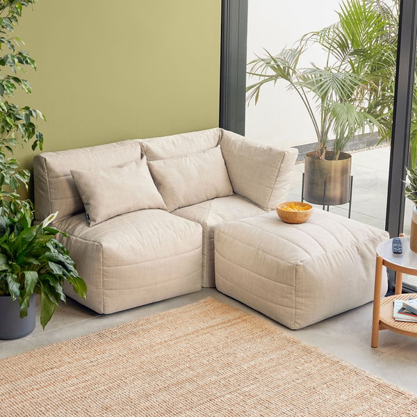 icon Bean Bags Noa Modular Outdoor Woven Bean Bag Sofa Review
