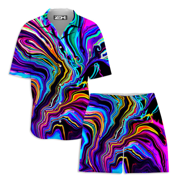 iEDM Neon Rift Lounge Shirt and Shorts Combo Review