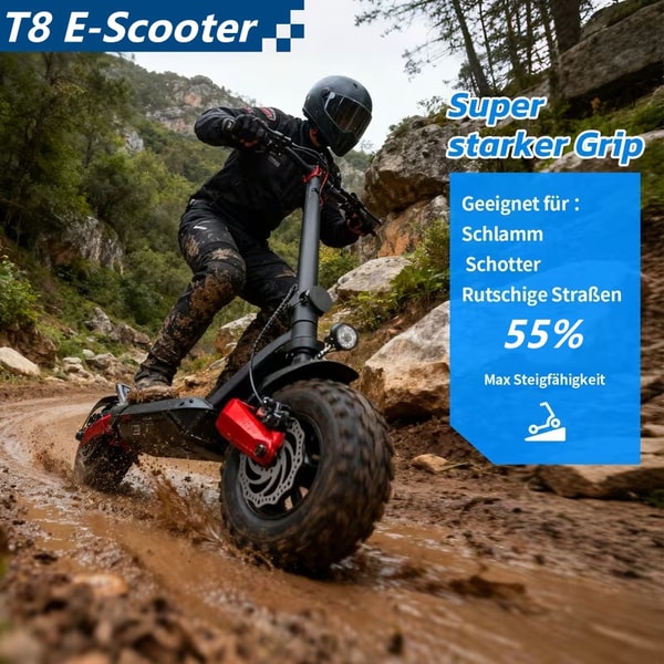 iHoverboard T8 Offroad E-Scooter Bewertung
