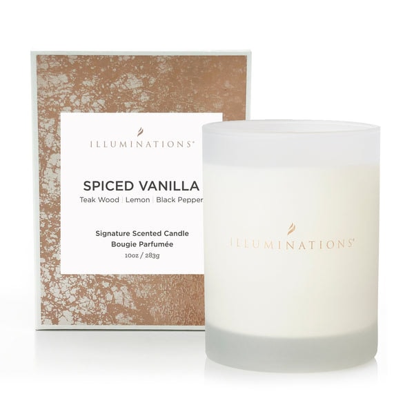 Illuminations Spiced Vanilla Signature Scented Candle Review