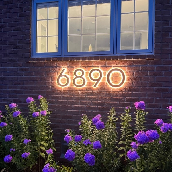 About Lighted Address Numbers