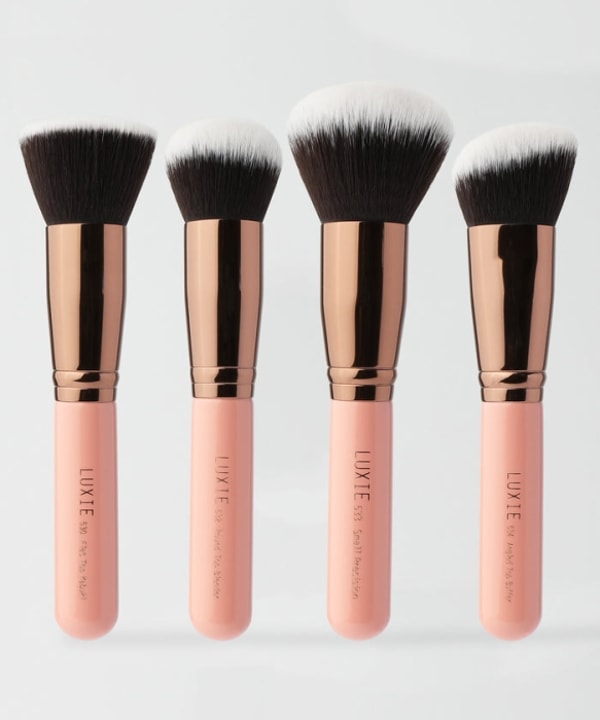 OnTheList Review: OnTheList Luxie Kabuki Brush Set Rose Gold Review