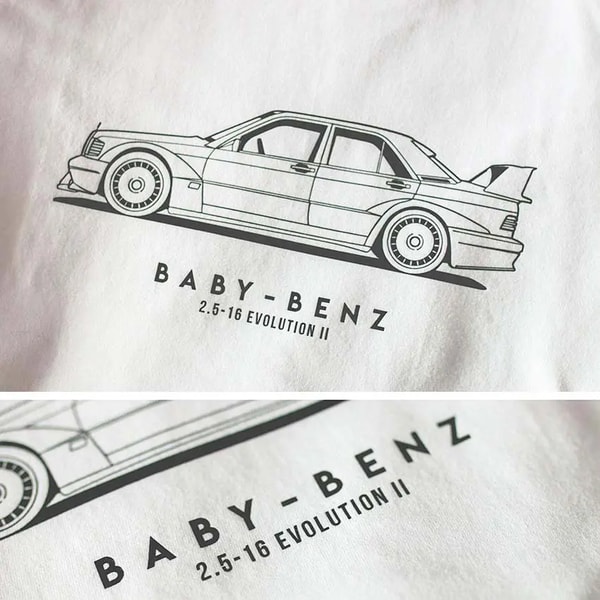 Klasykami Koszulka męska Baby-Benz Recenzja