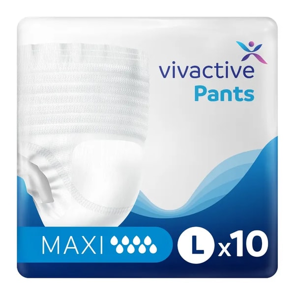 Incontinence Choice Vivactive Pants Maxi Large 2300ml 10 Pack Review