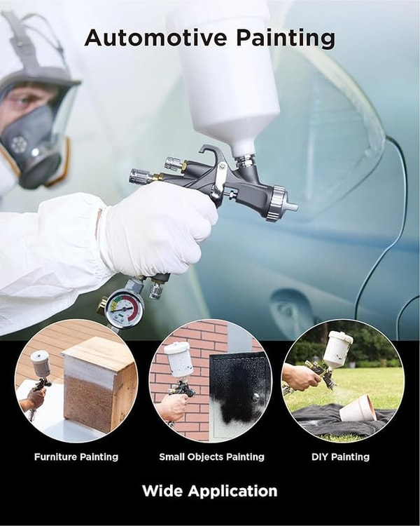 InoKraft DRIZZLE D1 LVLP Spray Gun Review