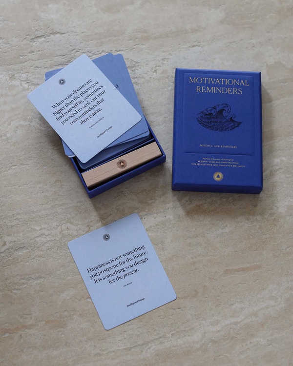 Intelligent Change Motivational Reminders Quote Cards Review