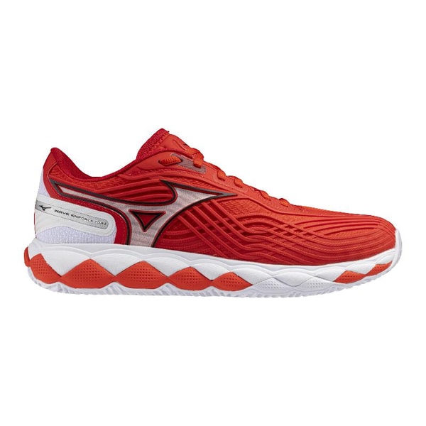 International Padel Shop Zapatillas de Padel Mizuno Wave Enforce Tour 2 Clay Rojo Blanco Rese&ntilde;a