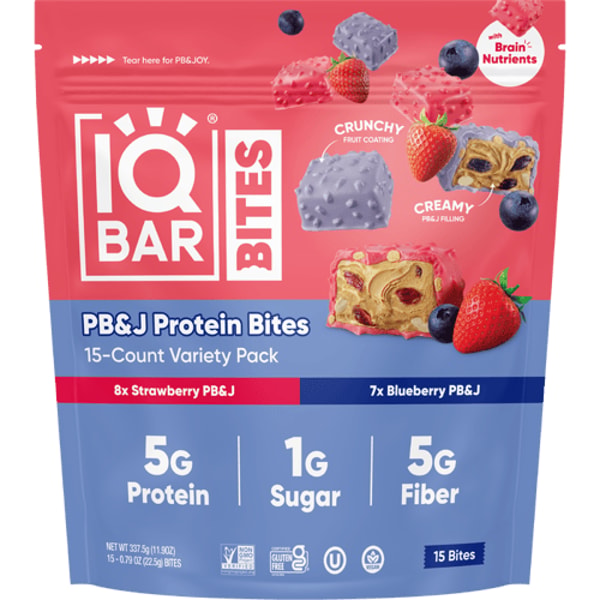 IQBAR Bites PB&J Variety Pack Review