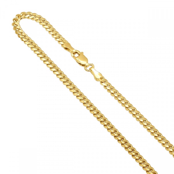 ItsHot Miami Yellow Gold Cuban Link Curb Chain for Men 14K 2.5mm 22-40in Review