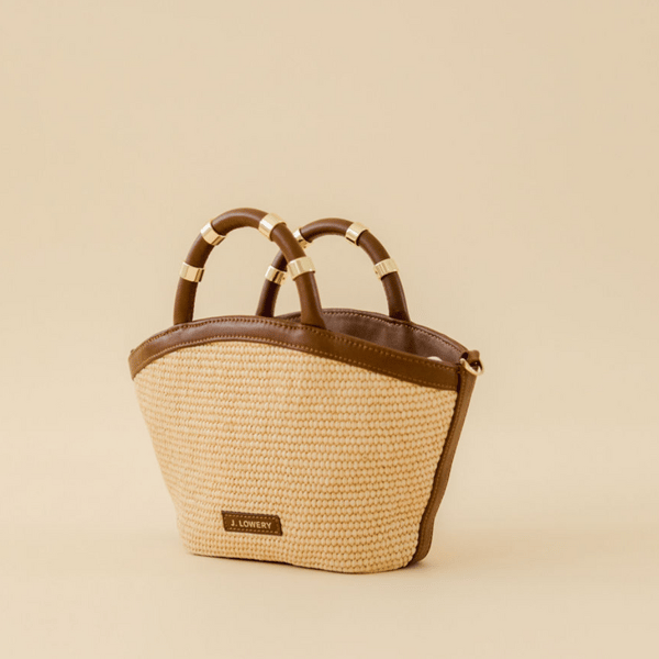 J. LOWERY Raffia Mini Tote Review