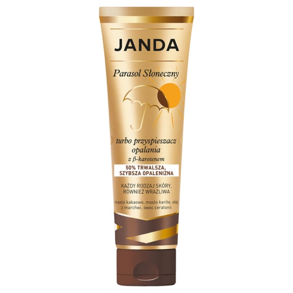 Janda Parasol Słoneczny Turbo przyspieszacz opalania z beta-karotenem 150 ml Recenzja
