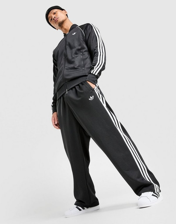 JD Sports Black Adidas Originals SST Open Hem Track Pants Recension