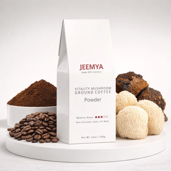 JEEMYA Vitality Mushroom Coffee Review