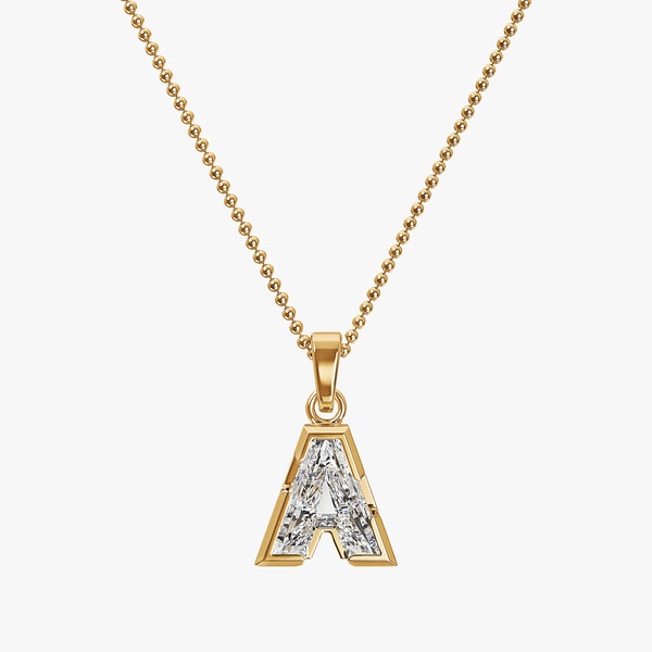 J'EVAR 7MM Alphabet Solitaire Diamond Initial Pendant Review