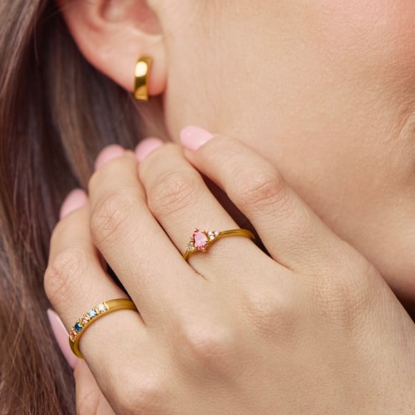 Jewlr Solitaire Oval with Triple Accents Ring Review