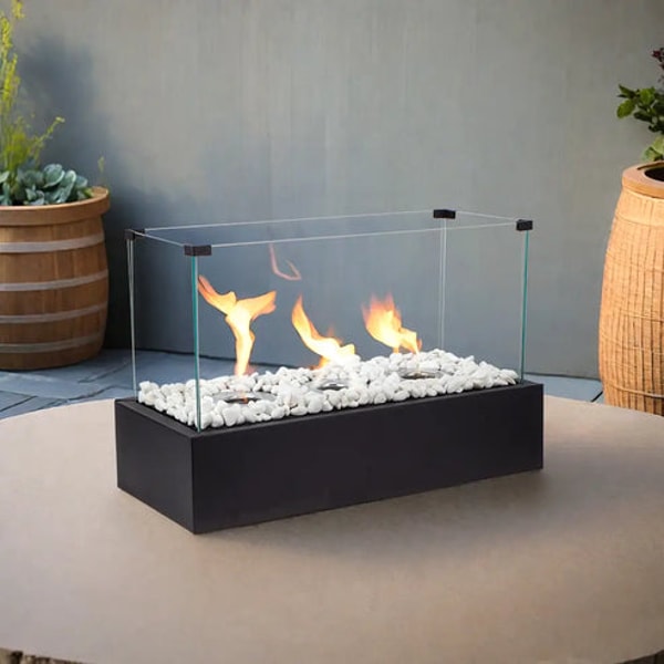 JHY DESIGN 18 Inch Rectangular Tabletop Fire Pit Review