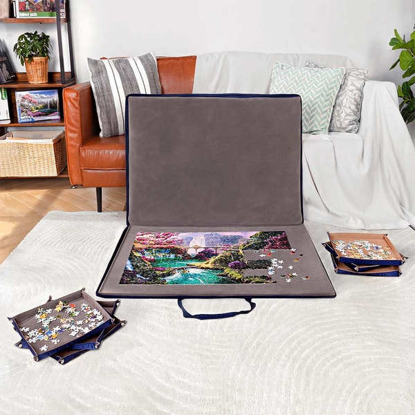 Jigsawdepot Portable Jigsaw Puzzle Board with Six Sorting Trays Review