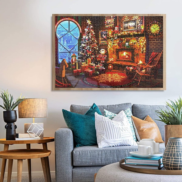 Jigsawdepot Fireplace Christmas Puzzle Review