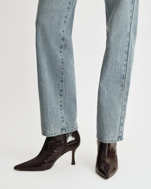 Jo Mercer Amari High Ankle Boots Merlot Crinkle Patent Review