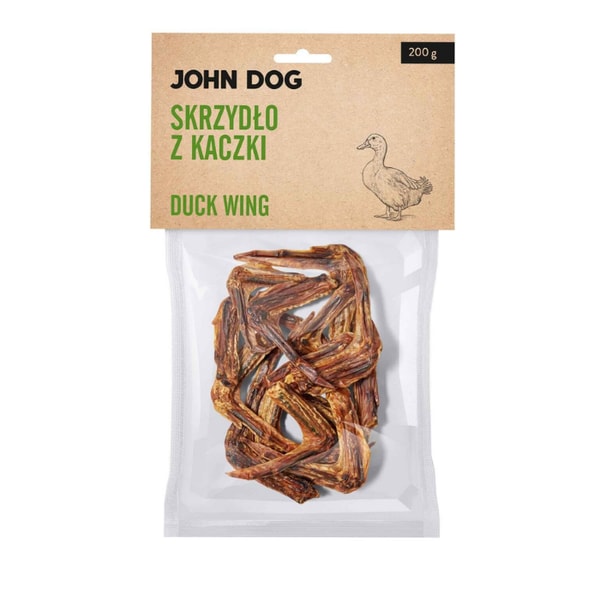John Dog Natural Dried Duck Wing Chew Recenzja