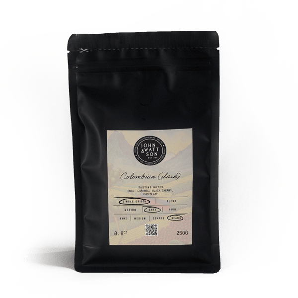 John Watt Coffee and Tea Colombian Dark Review