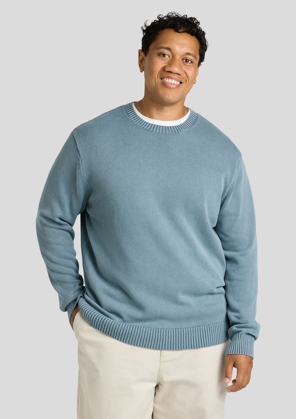 Johnny Bigg Blue Acid Wash Sweater Review