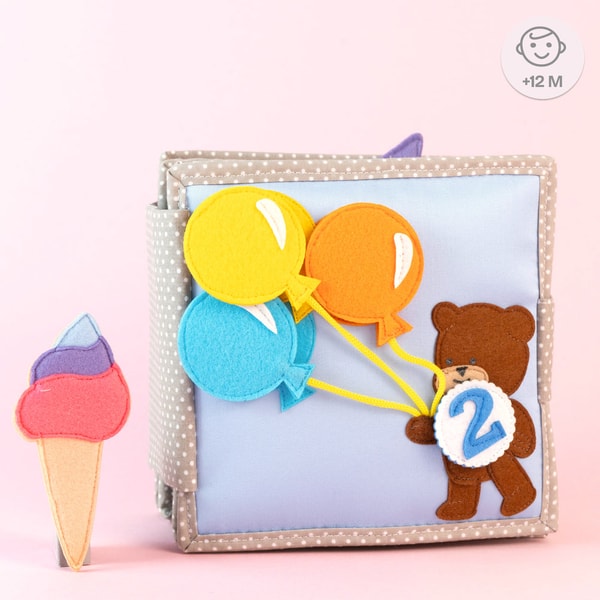 Jolly Designs Happy Bearsday - 6 Pages Mini Quiet Book Bewertung