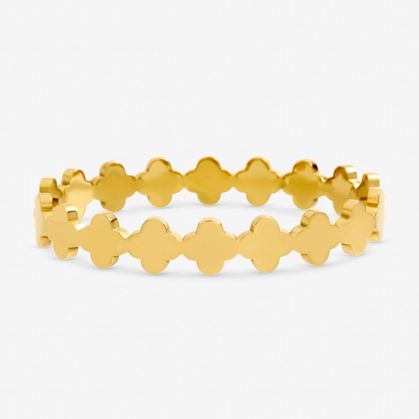 Jon Richard Gold Plated Waterproof Polished Clover Bangle Review
